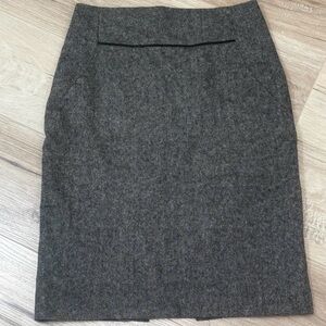 Express Studio Charcoal Pencil Skirt